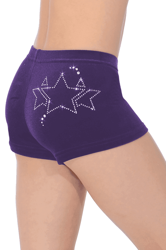Galaxy Velour Hipster Shorts