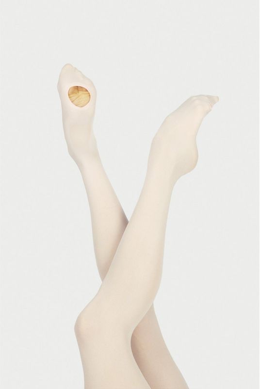 Lys rosa Wear Moi convertible tights.