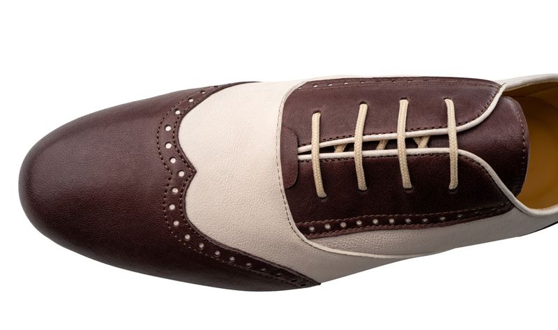 Carrara LS Nappa leather – beige / bordo 28066